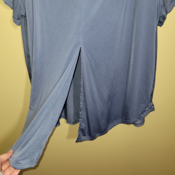 Lululemon Split Back Blue T-Shirt XL - Picture 8 of 11